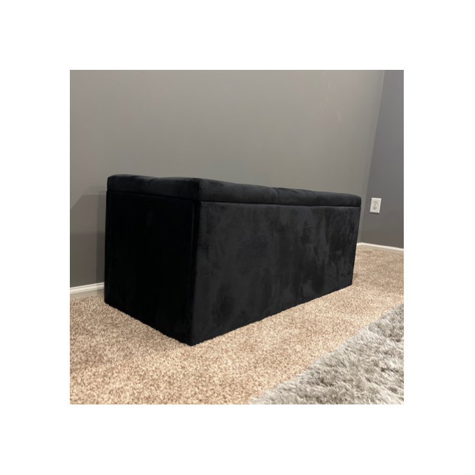 Zipcode Design™ Hamman Upholstered Flip Top Storage Bench